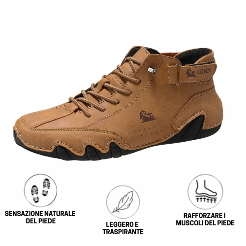 Clayton - Scarpa Ergonomica Antidolorifica a Piedi Nudi