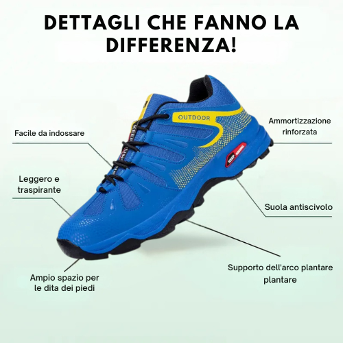 Ortho-Callan - Scarpe Ortopediche Comode Da Passeggio Da Uomo